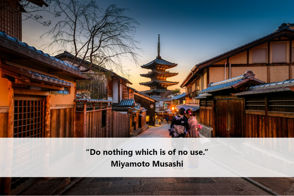 Do nothing which is of no use